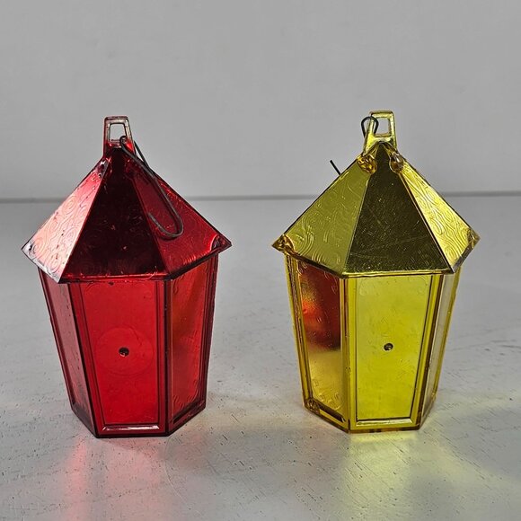 Vintage Jewelbrite Lantern Soldier In Ball Ornaments Set - Picture 4 of 6